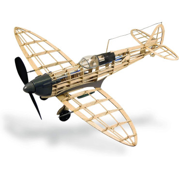 KIT DE MADEIRA PARA MONTAR CORTADO À LASER AVIÃO SUPERMARINE SPITFIRE MK-1 1/30 GUILLOWS GUI 504